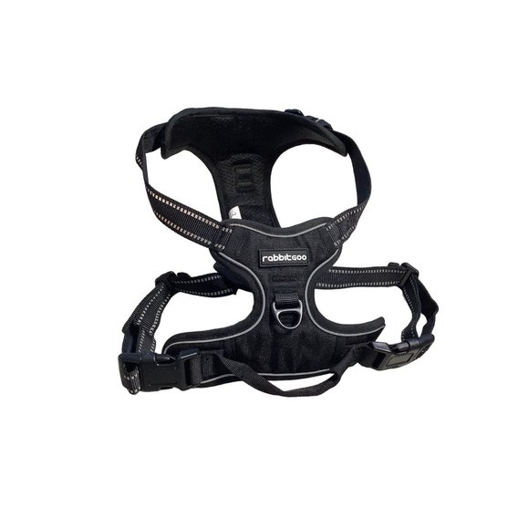 Rabbitgoo Dog Pet Harness Control Adjustable Size Large Black Handle Front Clip - Picture 10 of 10